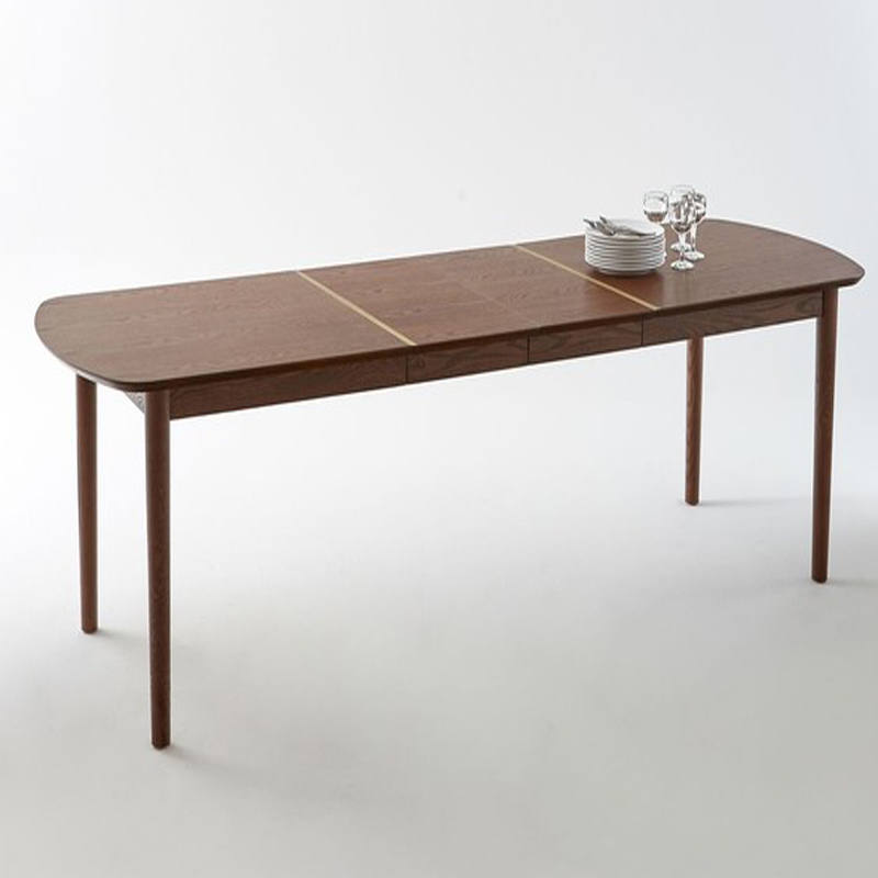 solid wood oval dining table